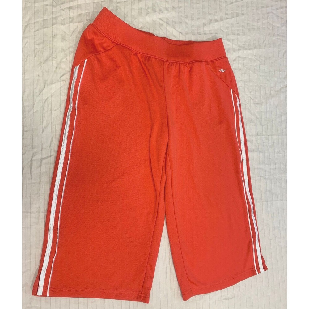 ATHLETIC WORKS WOMENS ATHLETIC PULL ON CAPRIS PANTS SIZE M 8/10